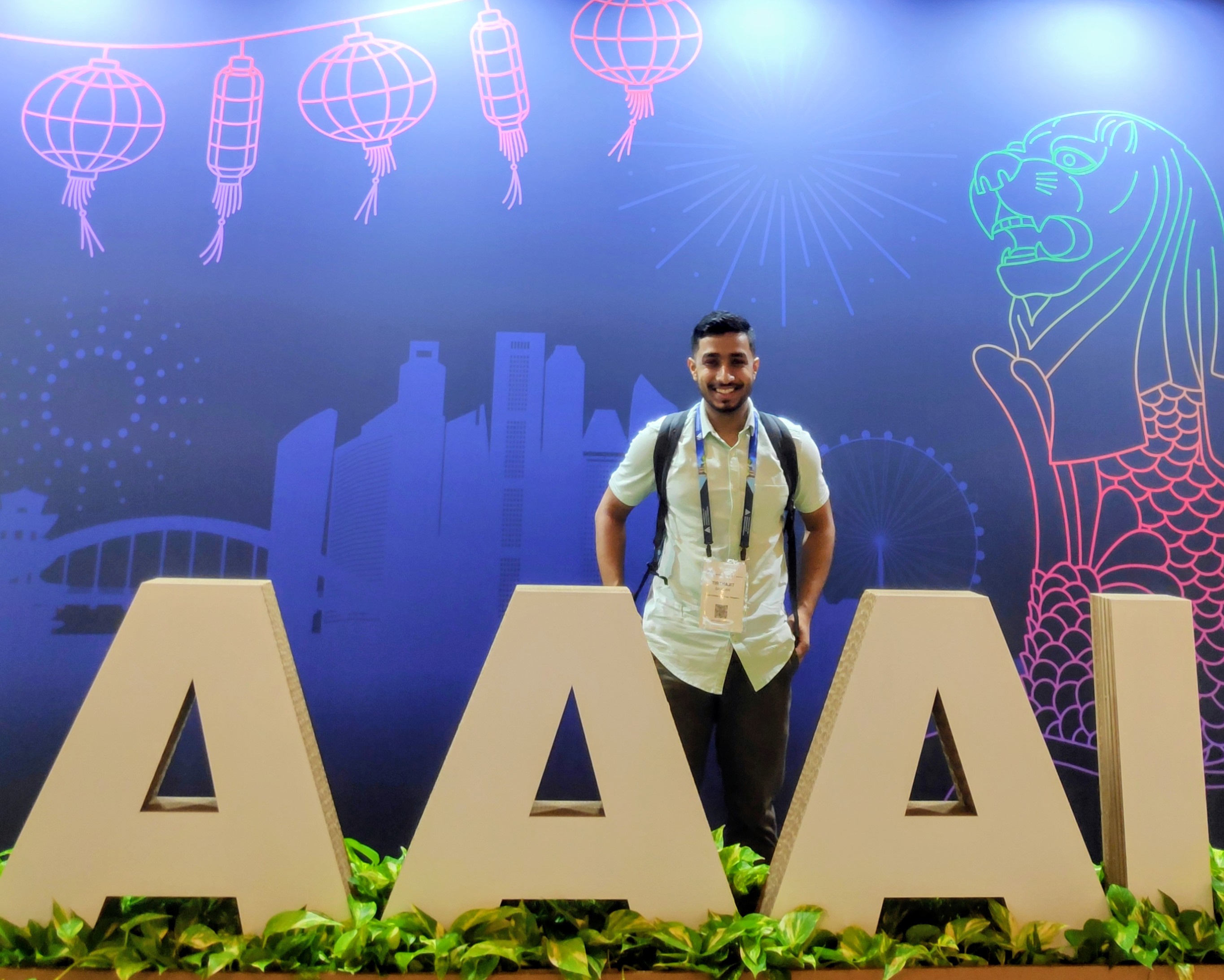 Conference photo from AAAI 2026, Singapore