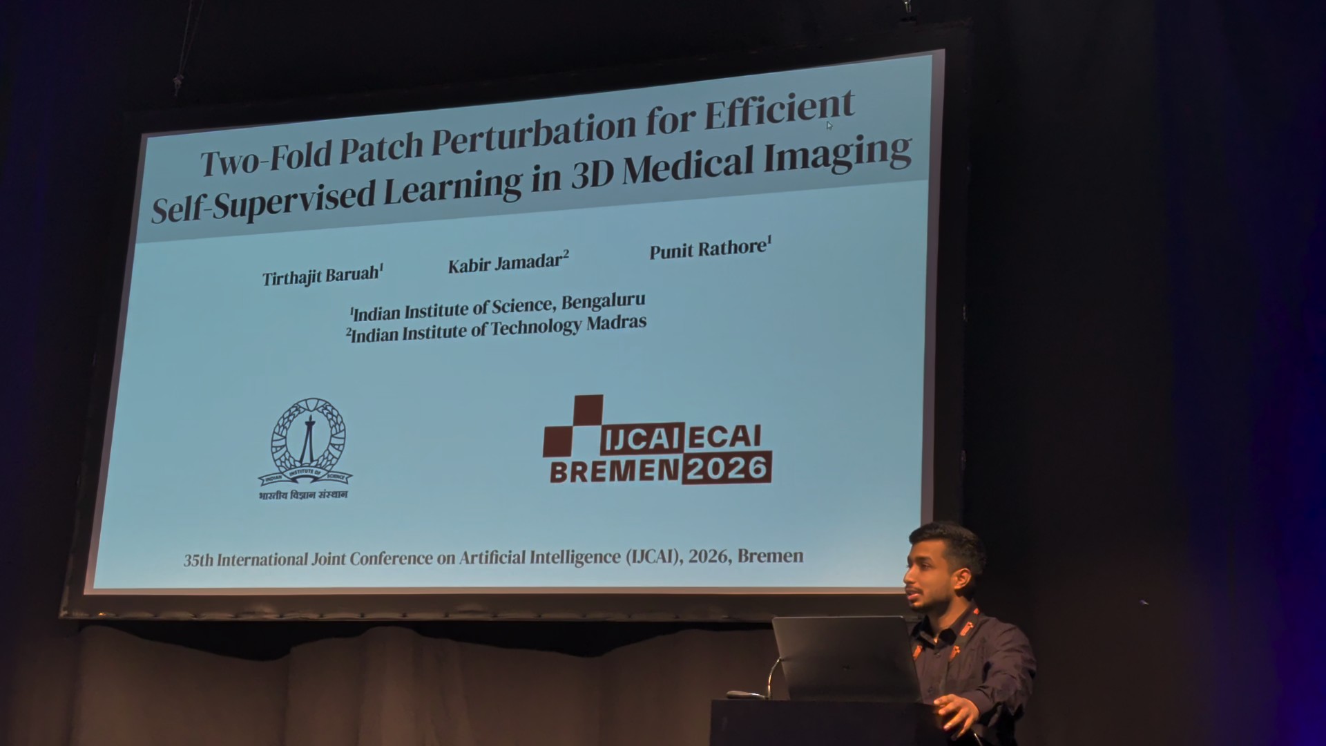 Presenting at IJCAI-ECAI 2026, Bremen